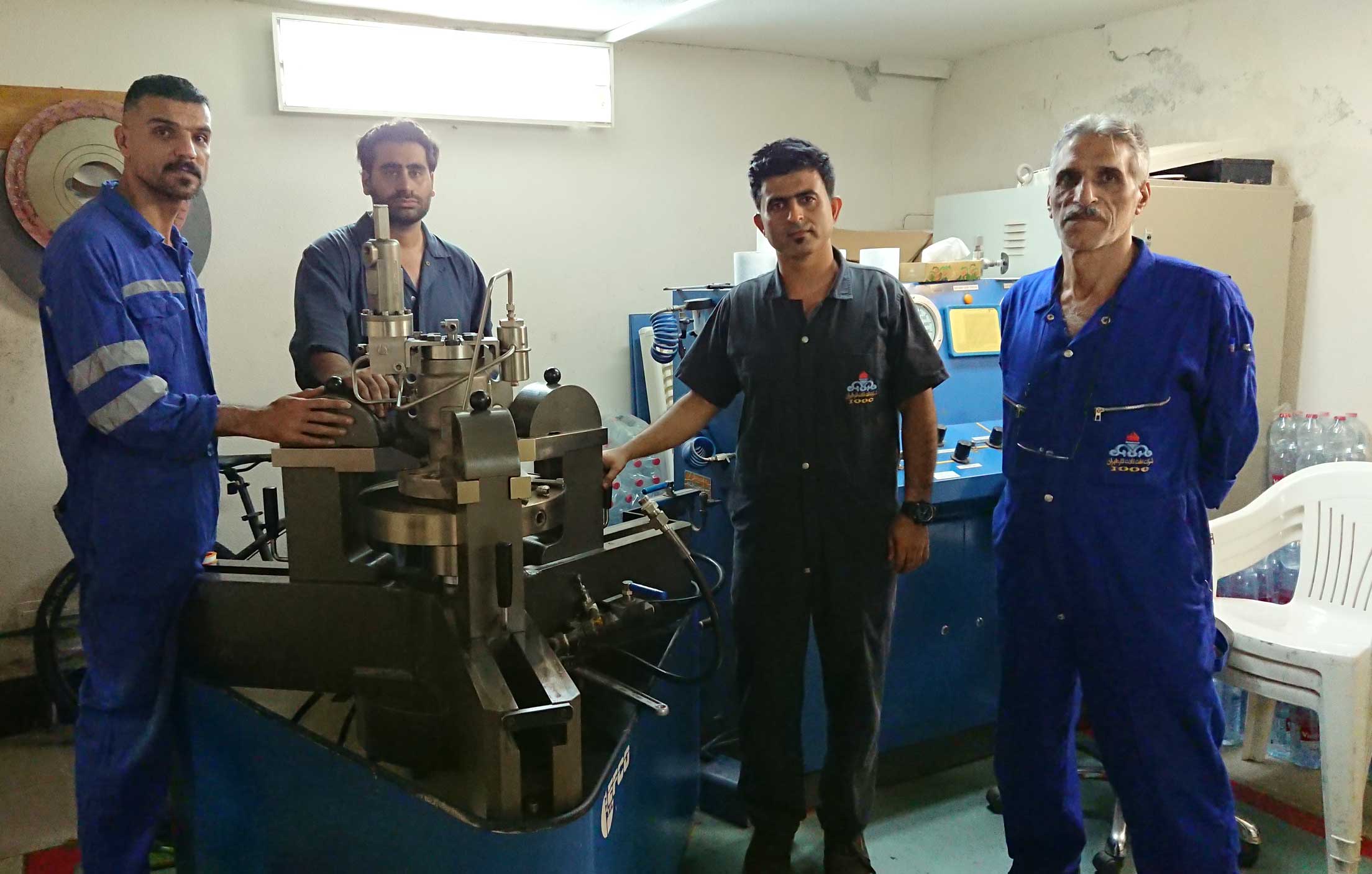 ساخت قطعات یدکی شیرهای ایمنی سکوی سلمان توسط متخصصان شرکت نفت فلات قاره ایران