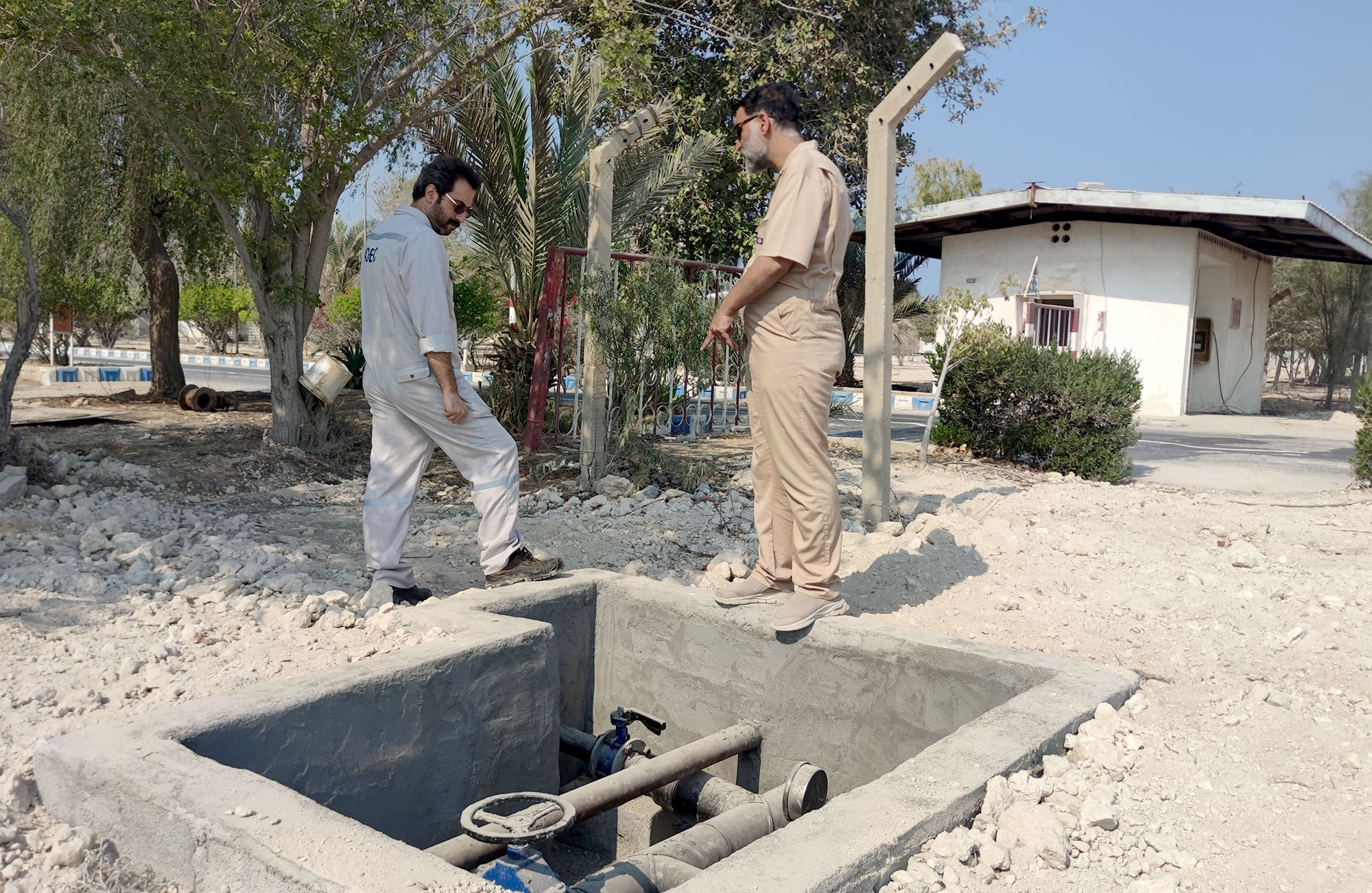 راه‌اندازی موفق شبکه جدید آبرسانی بهداشتی کمپ رشادت منطقه عملیاتی لاوان